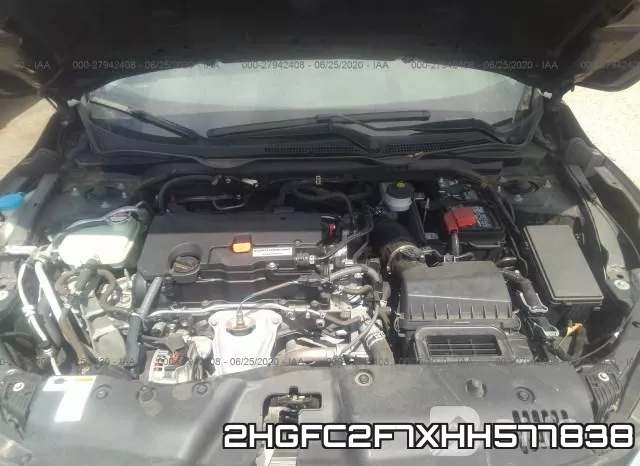 2HGFC2F7XHH577838 фото 2