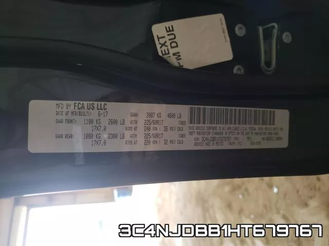 3C4NJDBB1HT679767 фото 2