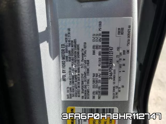 3FA6P0H78HR112747 фото 2
