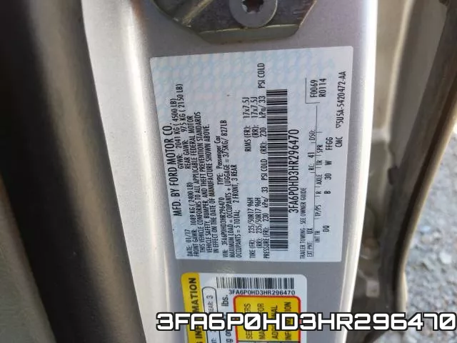 3FA6P0HD3HR296470 фото 2