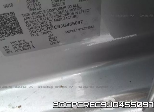 3GCPCREC9JG455097 фото 10