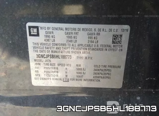 3GNCJPSB6HL188773 фото 10