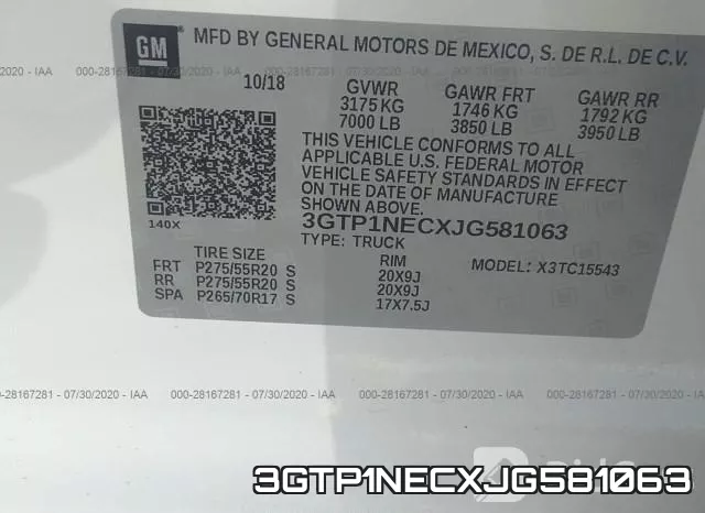 3GTP1NECXJG581063 фото 10