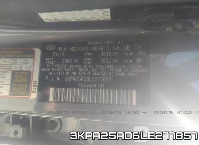 3KPA25AD6LE277857 фото 10