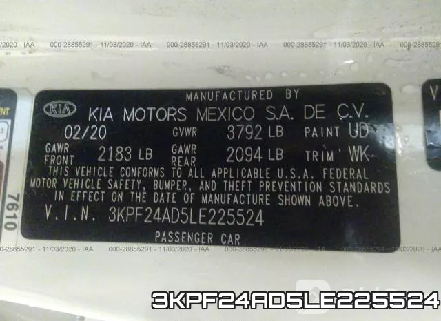 3KPF24AD5LE225524 фото 9