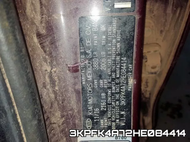 3KPFK4A72HE084414 фото 2