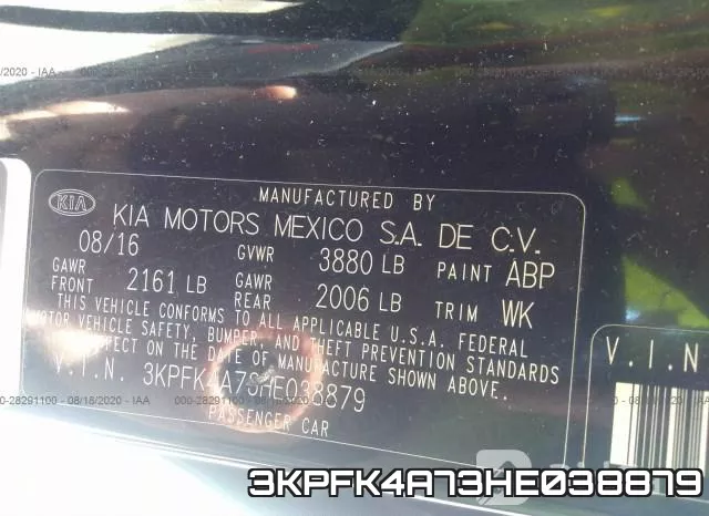 3KPFK4A73HE038879 фото 10