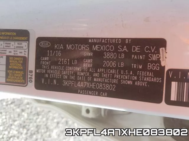 3KPFL4A7XHE083802 фото 2