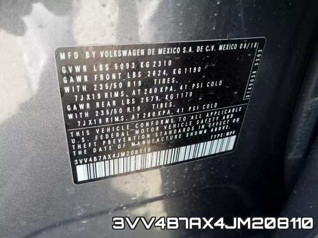 3VV4B7AX4JM208110 фото 2