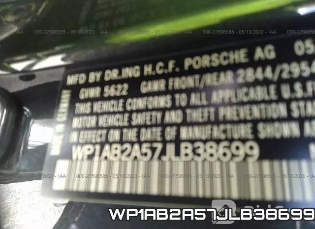 WP1AB2A57JLB38699 фото 10