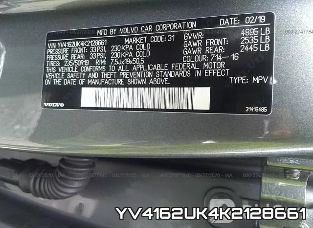 YV4162UK4K2128661 фото 10
