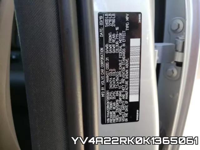 YV4A22RK0K1365061 фото 2