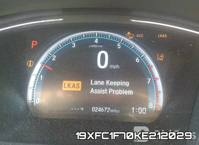 19XFC1F70KE212029 фото 8