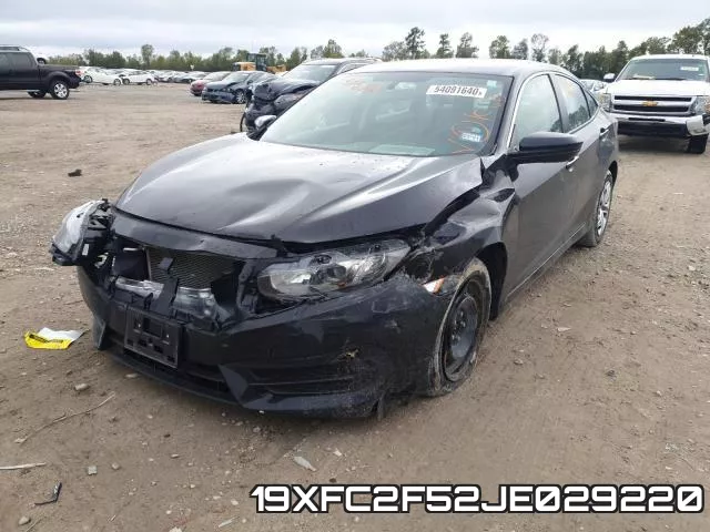 19XFC2F52JE029220 фото 2