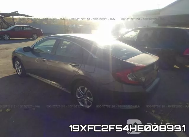 19XFC2F54HE008931 фото 4