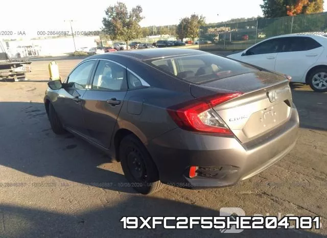 19XFC2F55HE204781 фото 4