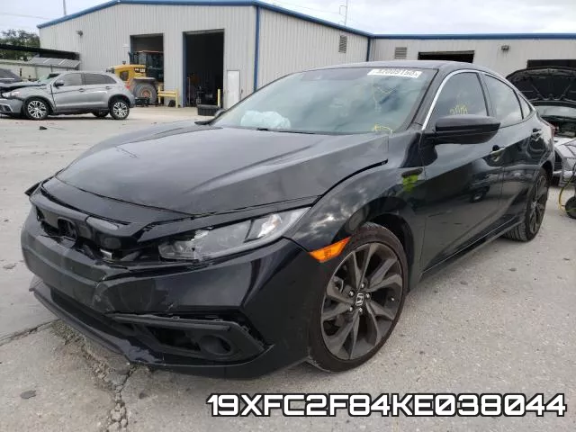 19XFC2F84KE038044 фото 3