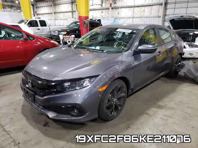 19XFC2F86KE211076 фото 3