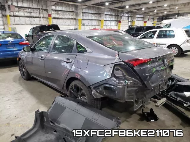 19XFC2F86KE211076 фото 4
