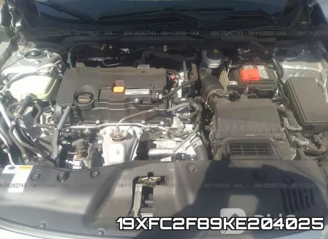 19XFC2F89KE204025 фото 2