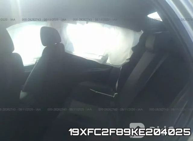 19XFC2F89KE204025 фото 9