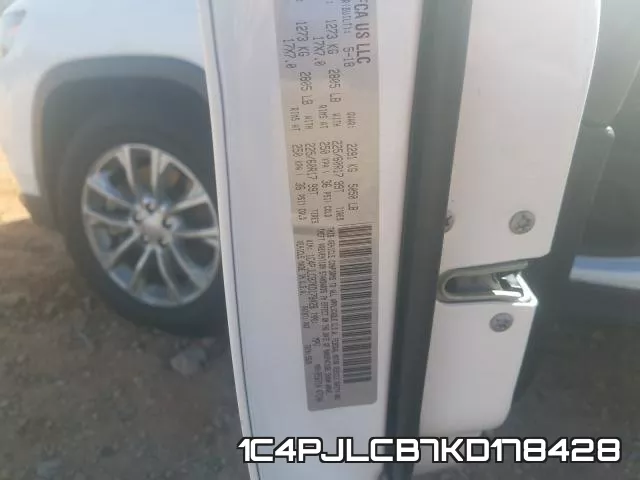 1C4PJLCB7KD178428 фото 2