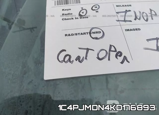 1C4PJMDN4KD176893 фото 2