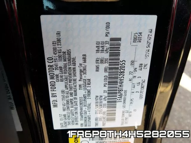 1FA6P8TH4H5282055 фото 2