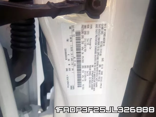 1FADP3F25JL326888 фото 2