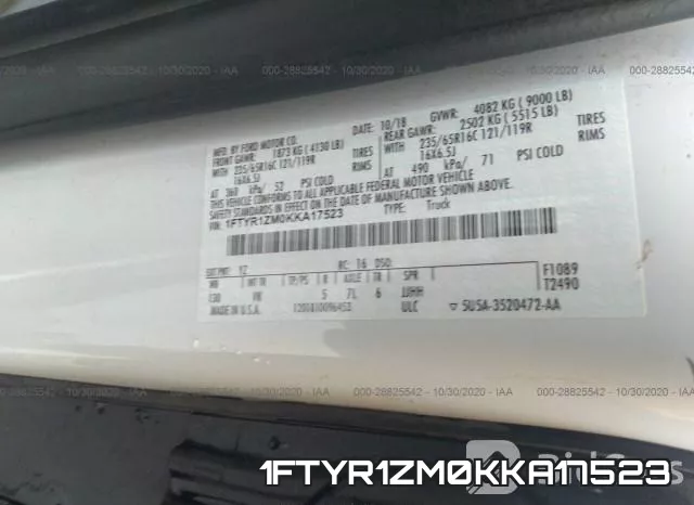 1FTYR1ZM0KKA17523 фото 10