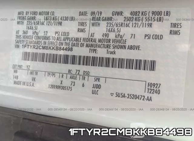 1FTYR2CM8KKB84498 фото 10