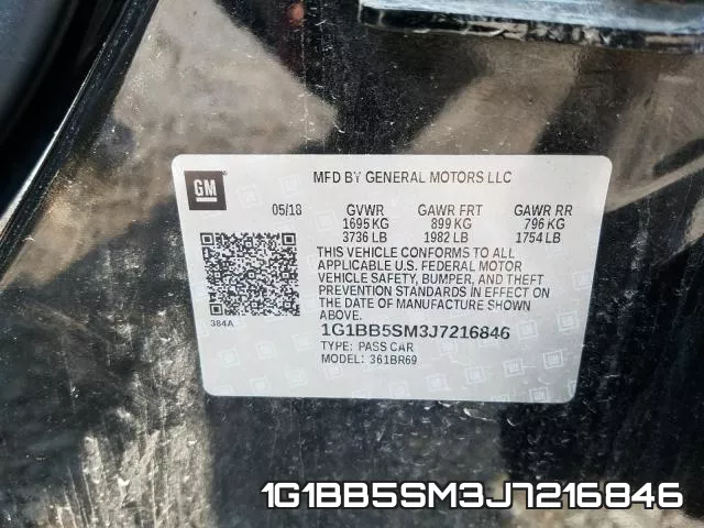 1G1BB5SM3J7216846 фото 2