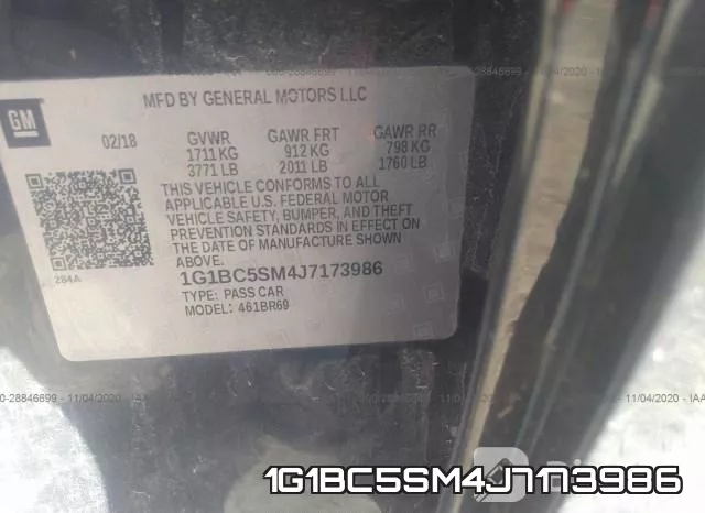1G1BC5SM4J7173986 фото 10