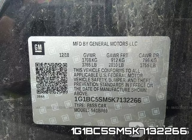 1G1BC5SM5K7132266 фото 10