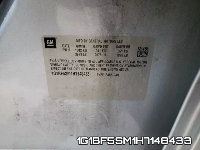 1G1BF5SM1H7148433 фото 2