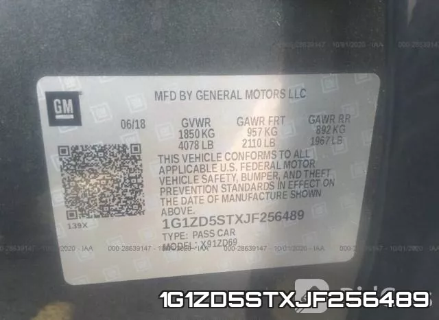 1G1ZD5STXJF256489 фото 10