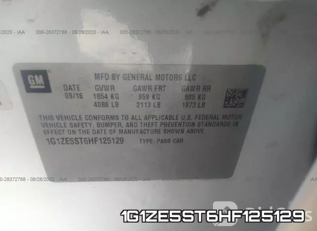 1G1ZE5ST6HF125129 фото 10