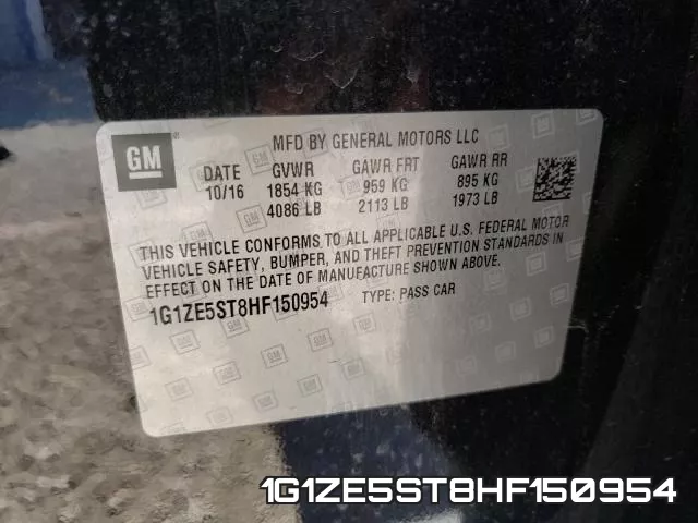 1G1ZE5ST8HF150954 фото 2