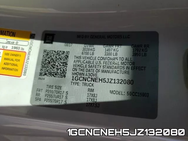 1GCNCNEH5JZ132080 фото 2