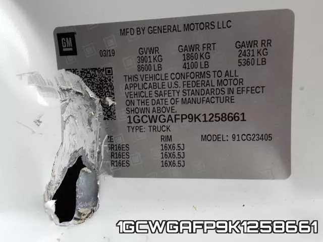 1GCWGAFP9K1258661 фото 2