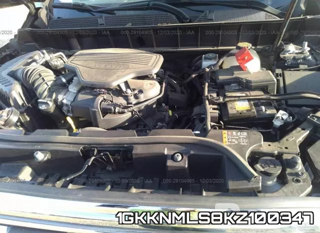 1GKKNMLS8KZ100347 фото 2