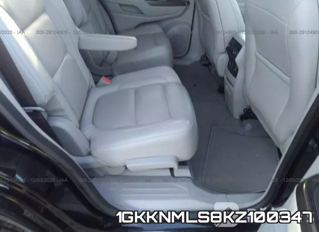 1GKKNMLS8KZ100347 фото 9