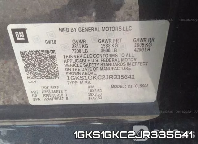 1GKS1GKC2JR335641 фото 10
