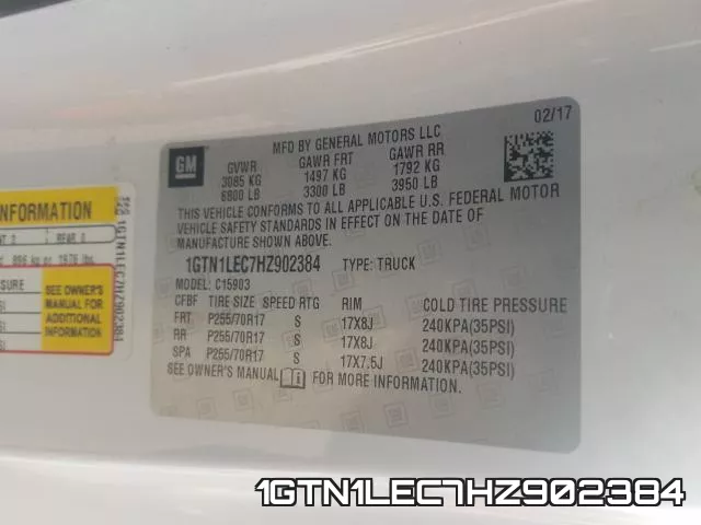 1GTN1LEC7HZ902384 фото 2