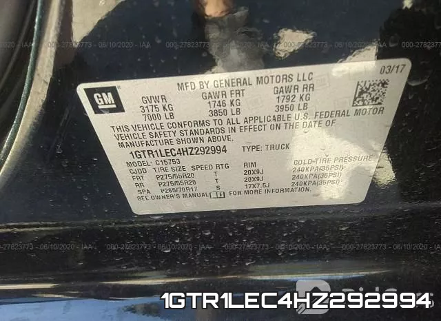 1GTR1LEC4HZ292994 фото 10