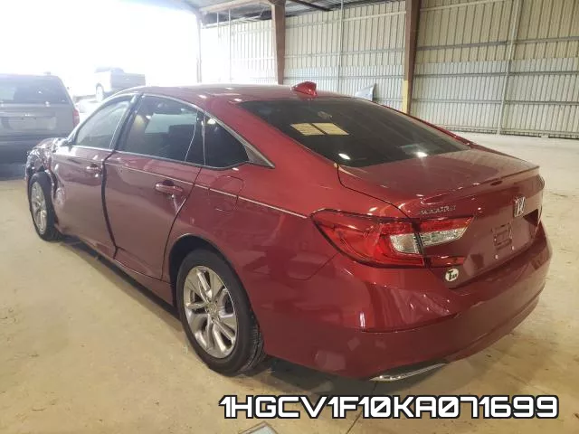 1HGCV1F10KA071699 фото 4