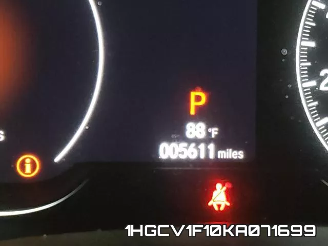 1HGCV1F10KA071699 фото 9