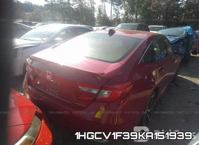 1HGCV1F39KA151939 фото 5