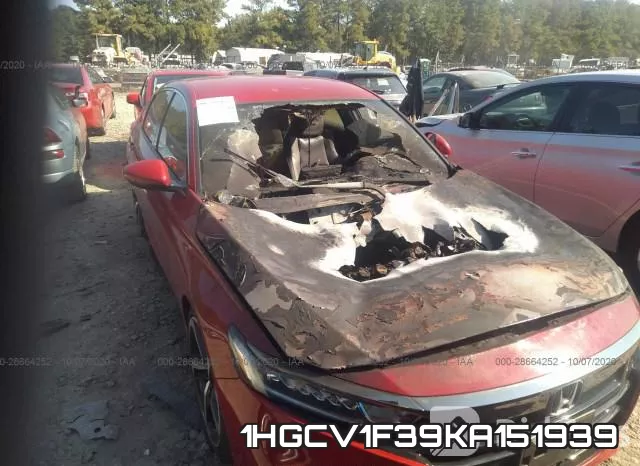 1HGCV1F39KA151939 фото 7