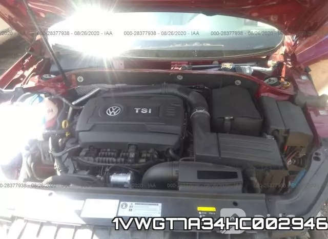 1VWGT7A34HC002946 фото 2